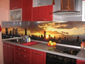 mutfak tezgah arası cam baskı      